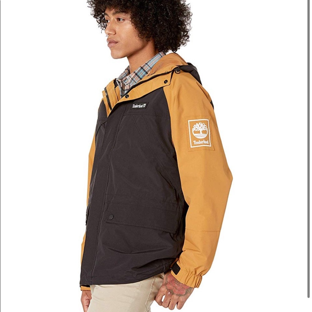 TIMBERLAND MEN'S WATERPROOF WEATHERBREAKER JACKET - Picture 3 of 7
